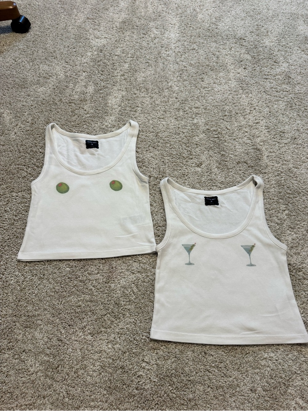 Dirty Martini + Olive Tank Tops
